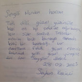 Kötü bir hastalığı var demişlerdi fakat güzel elleriniz dokunmak yetti