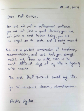 Prof. Bozkurt saved my life.